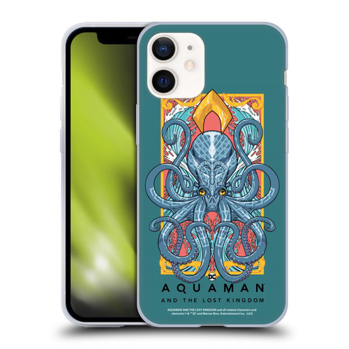 Aquaman And The Lost Kingdom Graphics Topo Soft Gel Case for Apple iPhone 12 Mini