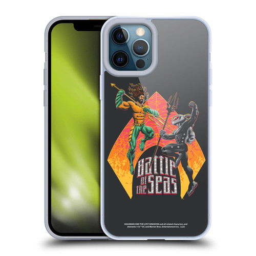 Aquaman And The Lost Kingdom Graphics Battle Of The Seas Soft Gel Case for Apple iPhone 12 Pro Max