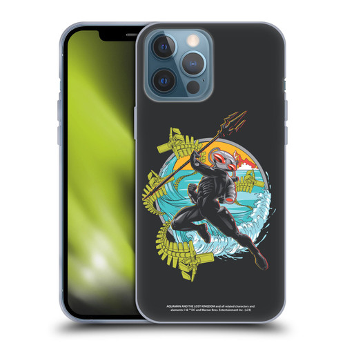 Aquaman And The Lost Kingdom Graphics Black Manta Art Soft Gel Case for Apple iPhone 13 Pro Max