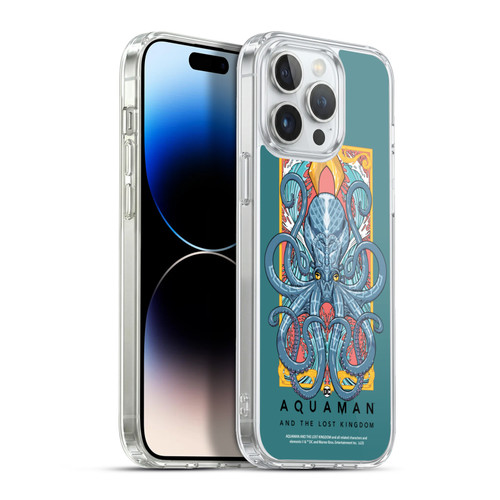 Aquaman And The Lost Kingdom Graphics Octopus Soft Gel Case for Apple iPhone 13 Pro Max & MagSafe
