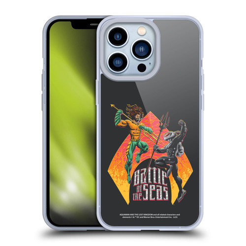 Aquaman And The Lost Kingdom Graphics Battle Of The Seas Soft Gel Case for Apple iPhone 13 Pro