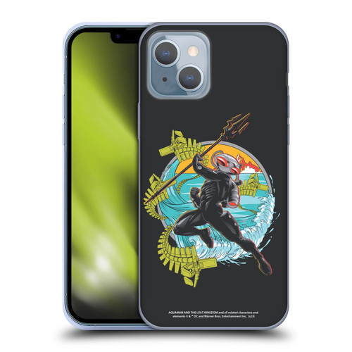 Aquaman And The Lost Kingdom Graphics Black Manta Art Soft Gel Case for Apple iPhone 14