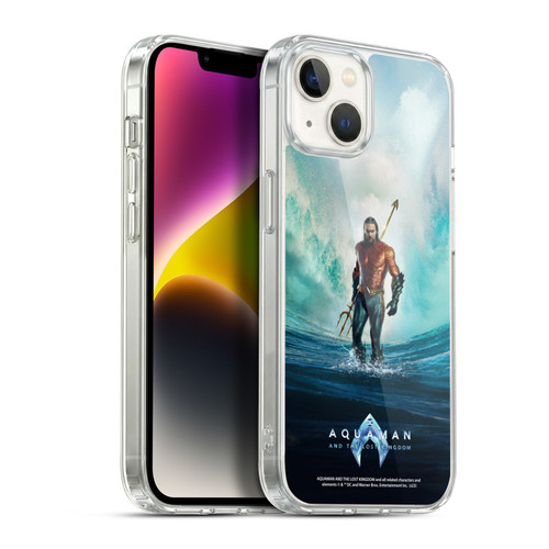 Aquaman And The Lost Kingdom Graphics Poster Soft Gel Case for Apple iPhone 14 Plus & MagSafe