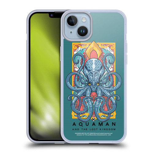 Aquaman And The Lost Kingdom Graphics Topo Soft Gel Case for Apple iPhone 14 Plus
