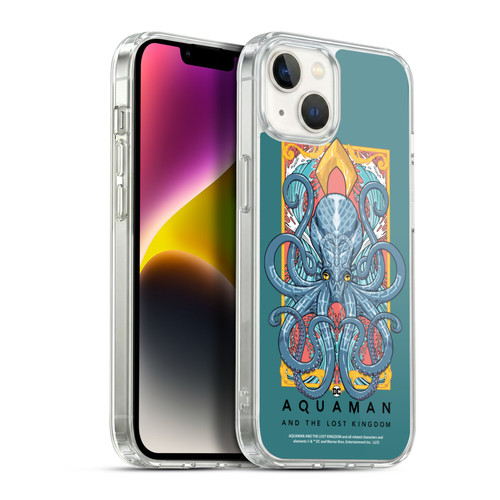 Aquaman And The Lost Kingdom Graphics Octopus Soft Gel Case for Apple iPhone 14 Plus & MagSafe