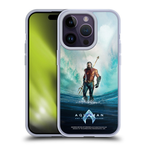 Aquaman And The Lost Kingdom Graphics Poster Soft Gel Case for Apple iPhone 14 Pro