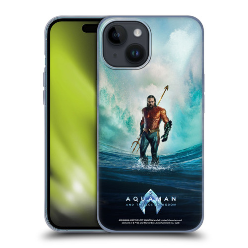 Aquaman And The Lost Kingdom Graphics Poster Soft Gel Case for Apple iPhone 15