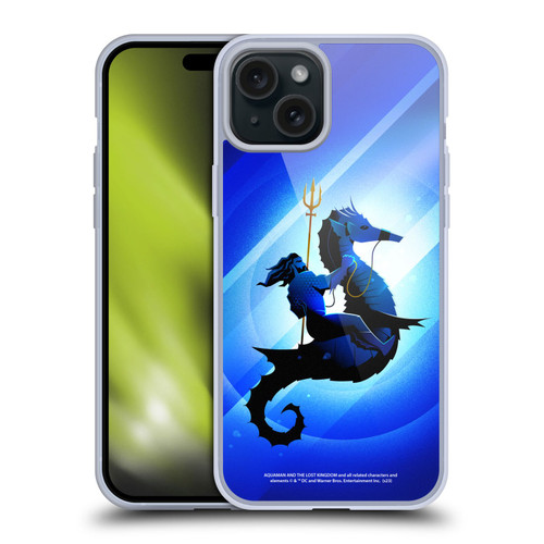 Aquaman And The Lost Kingdom Graphics Arthur Curry And Storm Soft Gel Case for Apple iPhone 15 Plus
