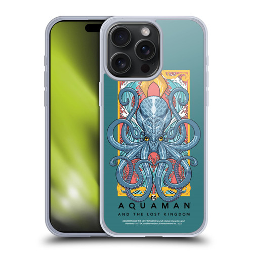 Aquaman And The Lost Kingdom Graphics Topo Soft Gel Case for Apple iPhone 15 Pro Max