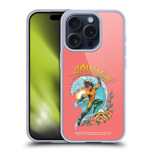 Aquaman And The Lost Kingdom Graphics Arthur Curry Art Soft Gel Case for Apple iPhone 15 Pro