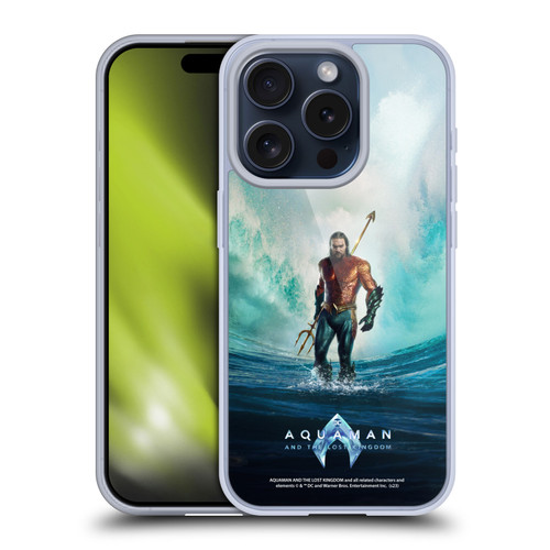 Aquaman And The Lost Kingdom Graphics Poster Soft Gel Case for Apple iPhone 15 Pro