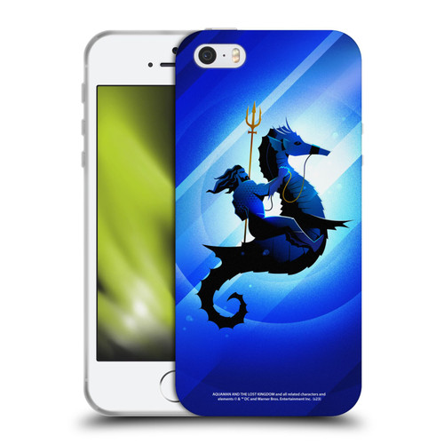 Aquaman And The Lost Kingdom Graphics Arthur Curry And Storm Soft Gel Case for Apple iPhone 5 / 5s / iPhone SE 2016
