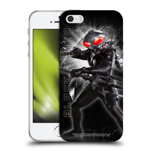 Aquaman And The Lost Kingdom Graphics Black Manta Soft Gel Case for Apple iPhone 5 / 5s / iPhone SE 2016