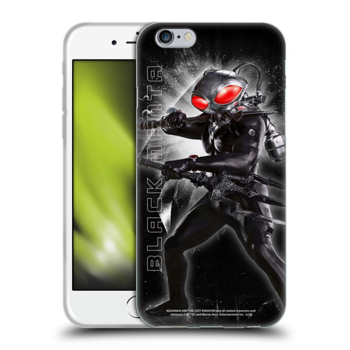 Aquaman And The Lost Kingdom Graphics Black Manta Soft Gel Case for Apple iPhone 6 / iPhone 6s