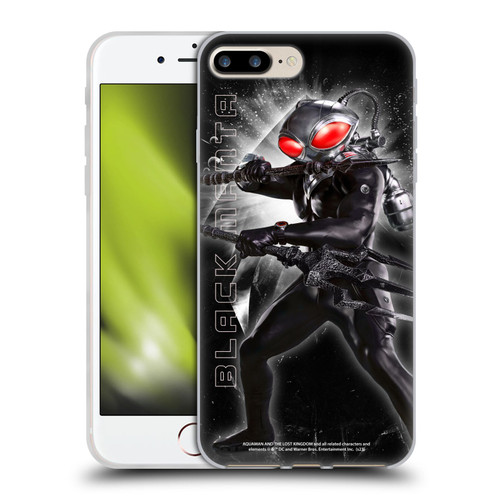 Aquaman And The Lost Kingdom Graphics Black Manta Soft Gel Case for Apple iPhone 7 Plus / iPhone 8 Plus