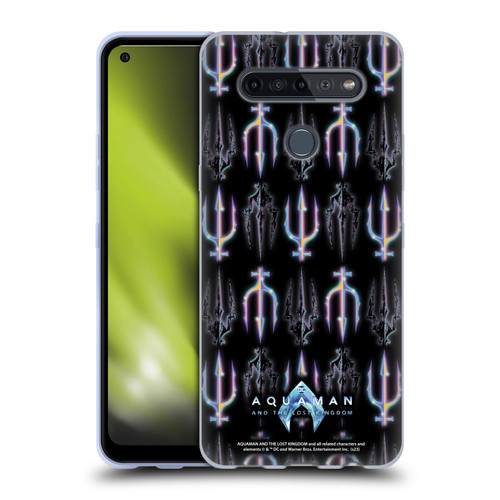 Aquaman And The Lost Kingdom Graphics Trident Pattern Soft Gel Case for LG K51S