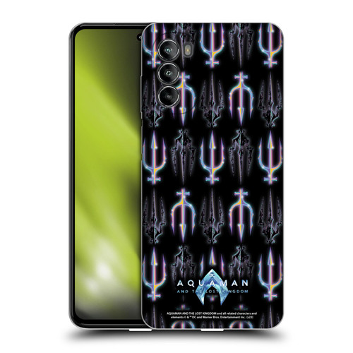 Aquaman And The Lost Kingdom Graphics Trident Pattern Soft Gel Case for Motorola Moto G82 5G