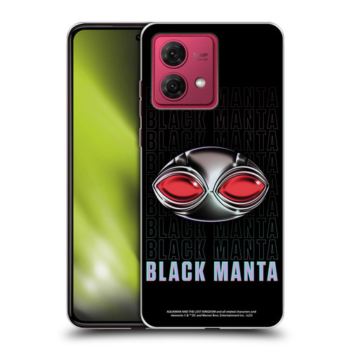 Aquaman And The Lost Kingdom Graphics Black Manta Helmet Soft Gel Case for Motorola Moto G84 5G