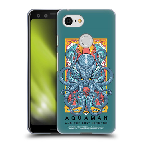 Aquaman And The Lost Kingdom Graphics Topo Soft Gel Case for Google Pixel 3