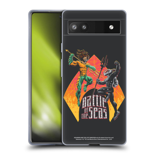 Aquaman And The Lost Kingdom Graphics Battle Of The Seas Soft Gel Case for Google Pixel 6a