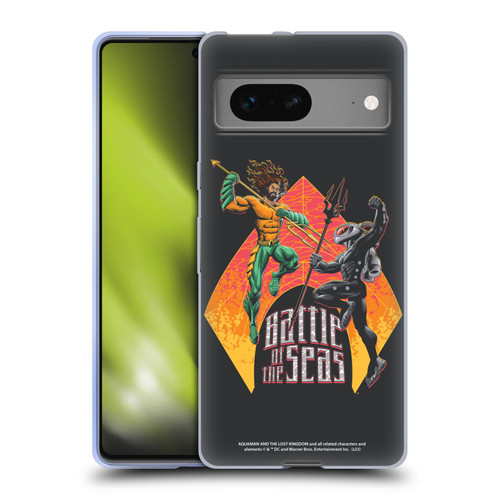 Aquaman And The Lost Kingdom Graphics Battle Of The Seas Soft Gel Case for Google Pixel 7