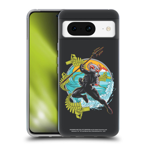 Aquaman And The Lost Kingdom Graphics Black Manta Art Soft Gel Case for Google Pixel 8