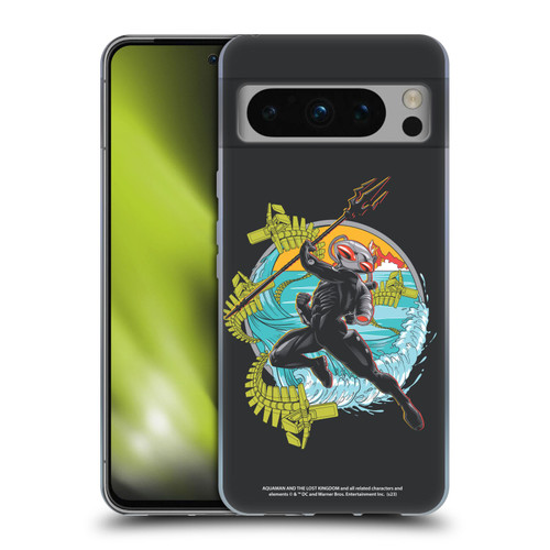 Aquaman And The Lost Kingdom Graphics Black Manta Art Soft Gel Case for Google Pixel 8 Pro