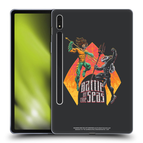 Aquaman And The Lost Kingdom Graphics Battle Of The Seas Soft Gel Case for Samsung Galaxy Tab S8