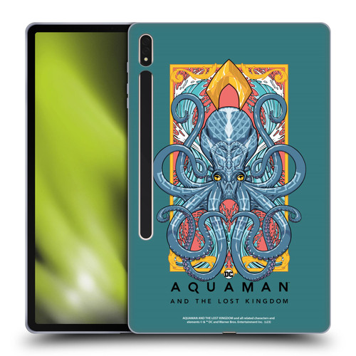 Aquaman And The Lost Kingdom Graphics Topo Soft Gel Case for Samsung Galaxy Tab S8 Plus