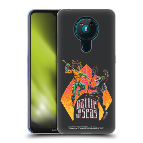 Aquaman And The Lost Kingdom Graphics Battle Of The Seas Soft Gel Case for Nokia 5.3