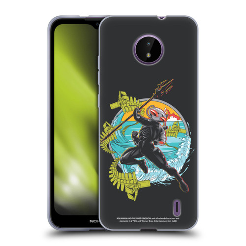Aquaman And The Lost Kingdom Graphics Black Manta Art Soft Gel Case for Nokia C10 / C20