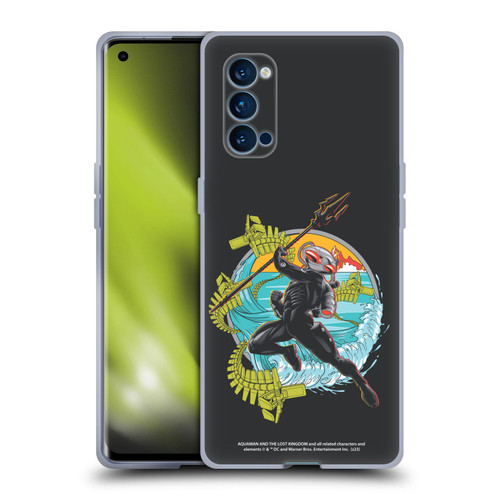 Aquaman And The Lost Kingdom Graphics Black Manta Art Soft Gel Case for OPPO Reno 4 Pro 5G