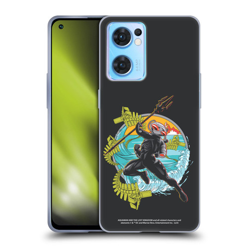 Aquaman And The Lost Kingdom Graphics Black Manta Art Soft Gel Case for OPPO Reno7 5G / Find X5 Lite