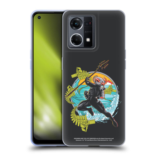 Aquaman And The Lost Kingdom Graphics Black Manta Art Soft Gel Case for OPPO Reno8 4G