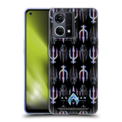 Aquaman And The Lost Kingdom Graphics Trident Pattern Soft Gel Case for OPPO Reno8 4G