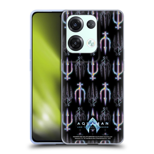 Aquaman And The Lost Kingdom Graphics Trident Pattern Soft Gel Case for OPPO Reno8 Pro