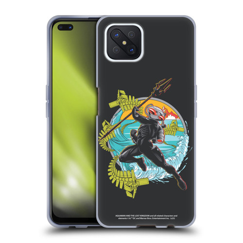 Aquaman And The Lost Kingdom Graphics Black Manta Art Soft Gel Case for OPPO Reno4 Z 5G