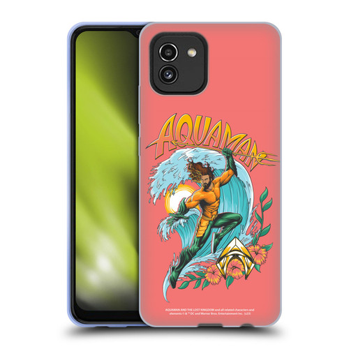 Aquaman And The Lost Kingdom Graphics Arthur Curry Art Soft Gel Case for Samsung Galaxy A03 (2021)