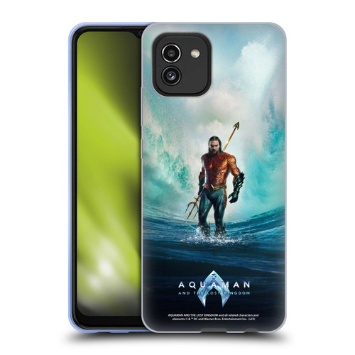 Aquaman And The Lost Kingdom Graphics Poster Soft Gel Case for Samsung Galaxy A03 (2021)