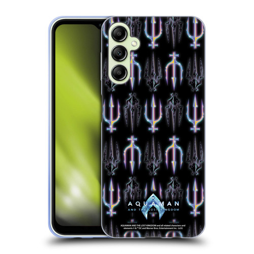 Aquaman And The Lost Kingdom Graphics Trident Pattern Soft Gel Case for Samsung Galaxy A14 5G