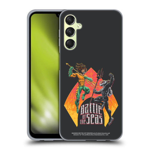 Aquaman And The Lost Kingdom Graphics Battle Of The Seas Soft Gel Case for Samsung Galaxy A24 4G / Galaxy M34 5G