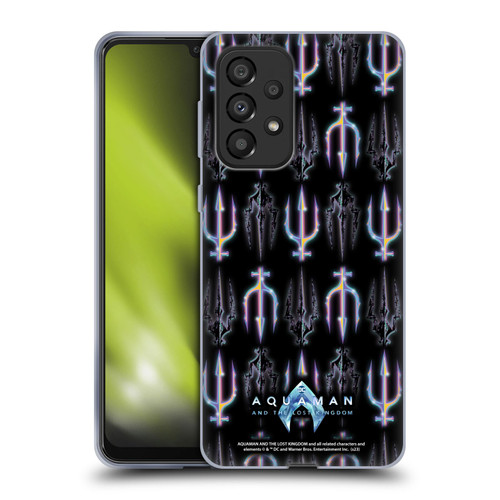 Aquaman And The Lost Kingdom Graphics Trident Pattern Soft Gel Case for Samsung Galaxy A33 5G (2022)