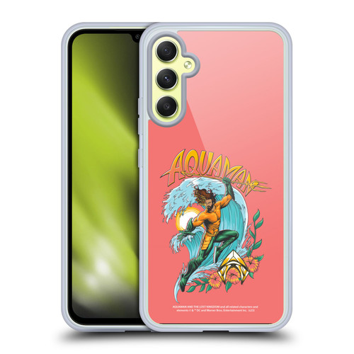 Aquaman And The Lost Kingdom Graphics Arthur Curry Art Soft Gel Case for Samsung Galaxy A34 5G