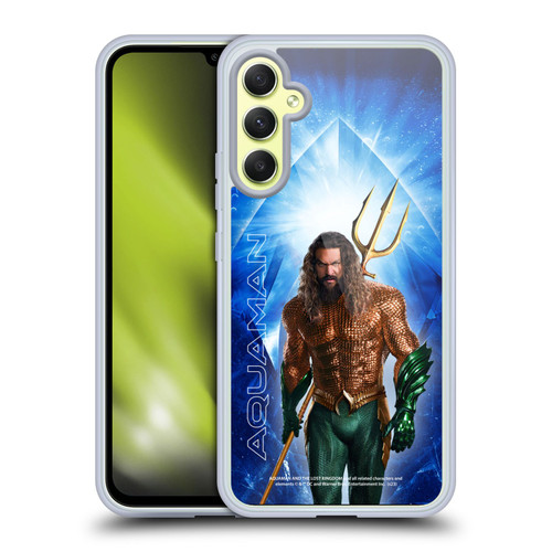 Aquaman And The Lost Kingdom Graphics Arthur Curry Soft Gel Case for Samsung Galaxy A34 5G