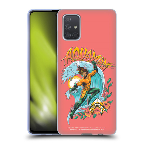 Aquaman And The Lost Kingdom Graphics Arthur Curry Art Soft Gel Case for Samsung Galaxy A71 (2019)