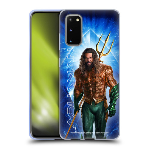 Aquaman And The Lost Kingdom Graphics Arthur Curry Soft Gel Case for Samsung Galaxy S20 / S20 5G