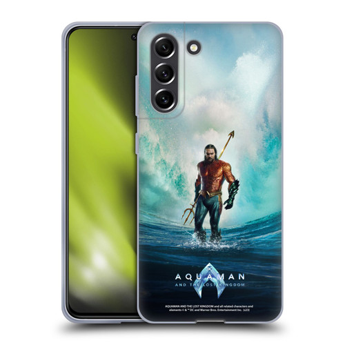 Aquaman And The Lost Kingdom Graphics Poster Soft Gel Case for Samsung Galaxy S21 FE 5G