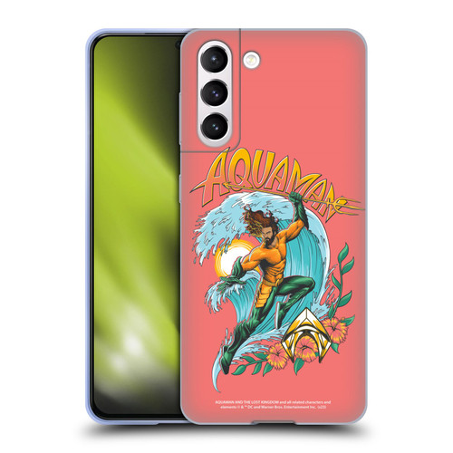 Aquaman And The Lost Kingdom Graphics Arthur Curry Art Soft Gel Case for Samsung Galaxy S21 5G