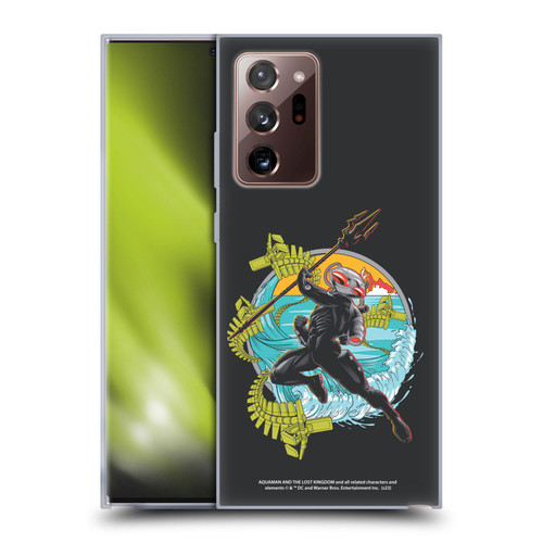 Aquaman And The Lost Kingdom Graphics Black Manta Art Soft Gel Case for Samsung Galaxy Note20 Ultra / 5G