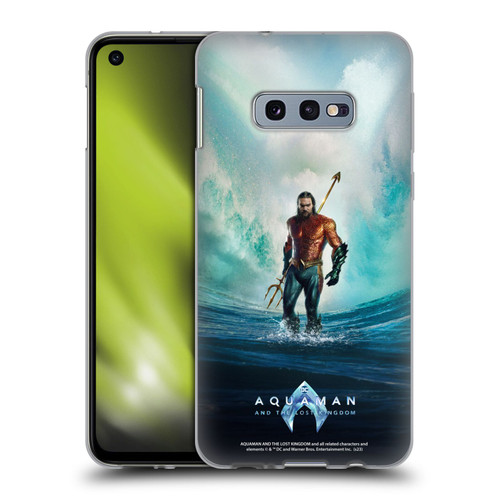 Aquaman And The Lost Kingdom Graphics Poster Soft Gel Case for Samsung Galaxy S10e